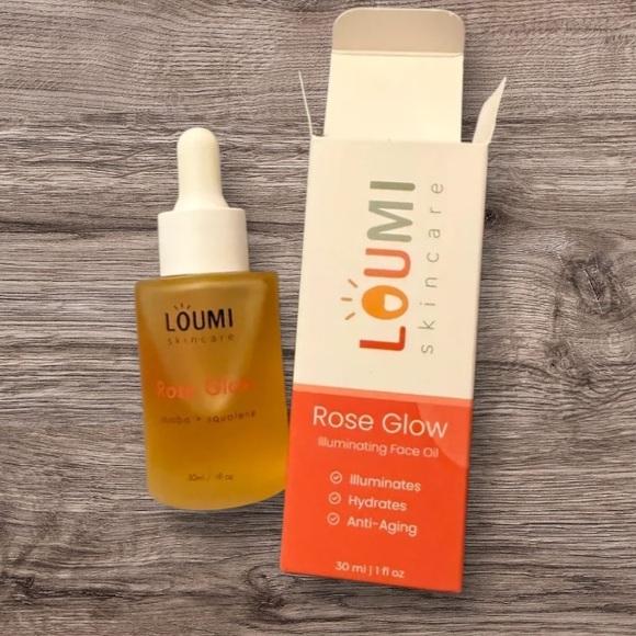 Loumi Skincare Moisturizing Botanical Face Oil Rose Glow -- 0.7 fl oz - Picture 2 of 9